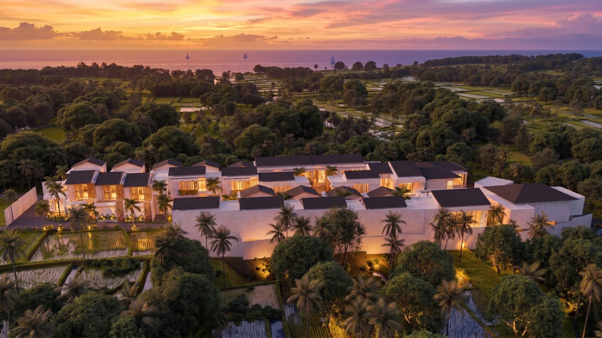 Plage de Seseh, Bali — environnement résidentiel premium